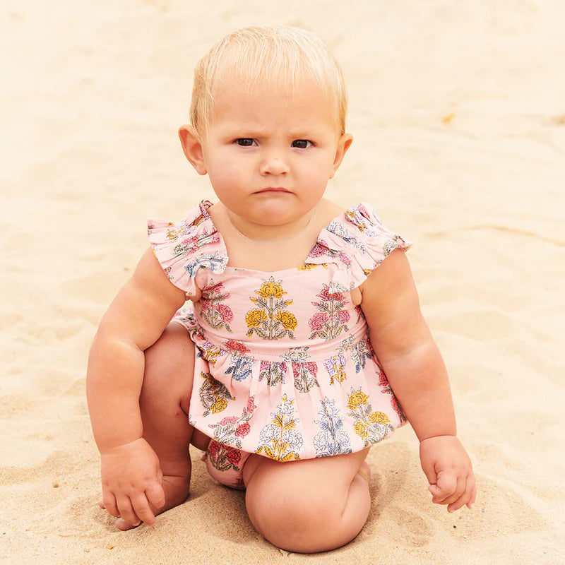 
            
                Load image into Gallery viewer, Pink Chicken - Small Pink Flowerette Baby Girls Via Bubble
            
        
