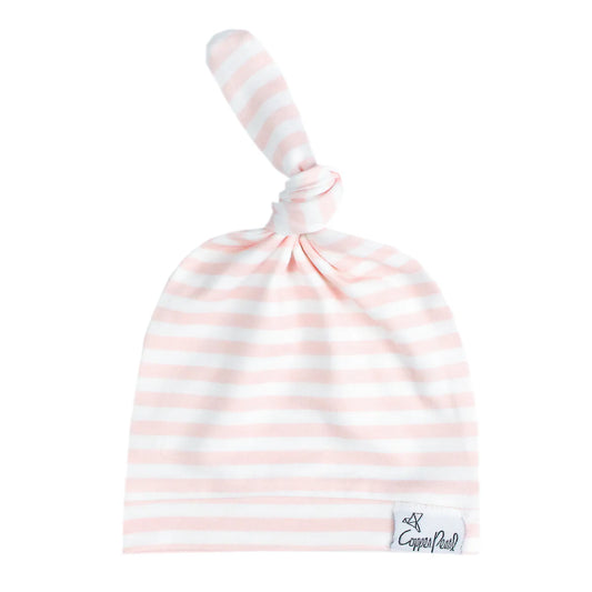 Copper Pearl Top Knot Hat - Winnie