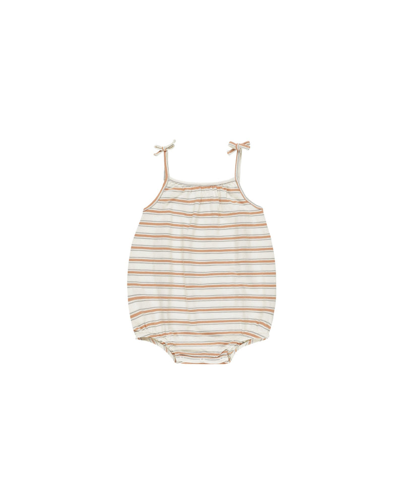 Rylee & Cru - Grapefruit Stripe Nala Romper