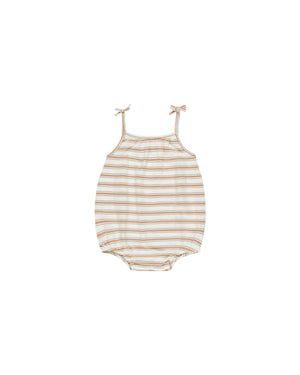 Rylee & Cru - Grapefruit Stripe Nala Romper