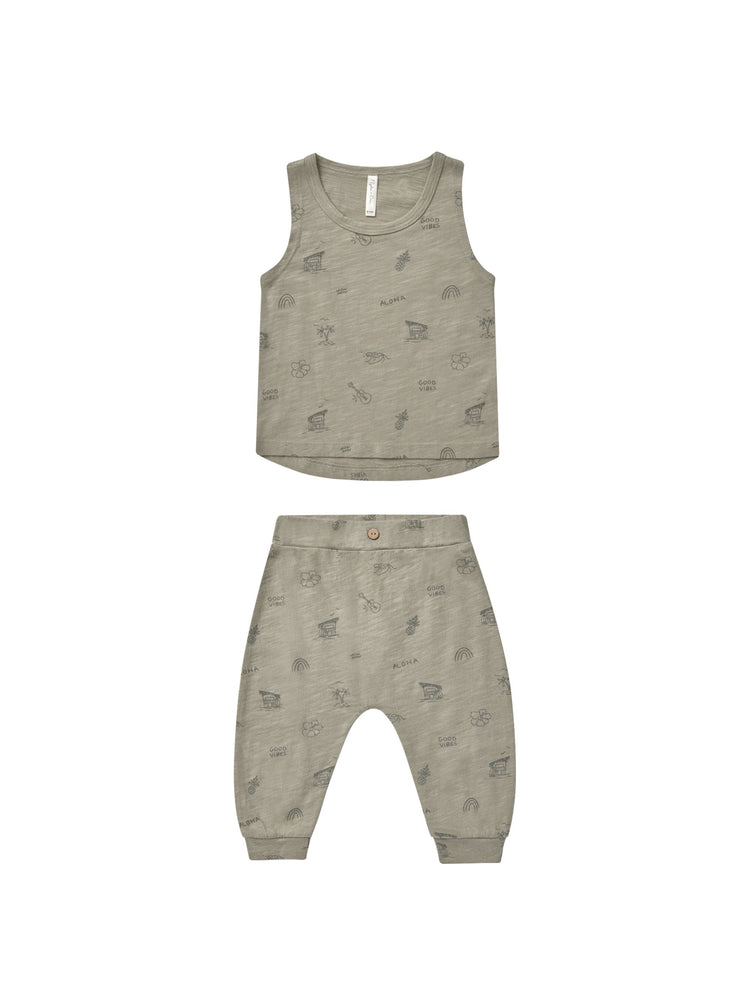 Rylee & Cru - Hawaii Tank + Slouch Pant Set