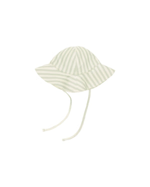 Quincy Mae - Mint Stripe Sun Hat