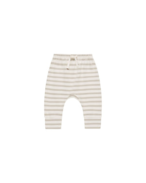 Quincy Mae - Grey Stripe Drawstring Pants