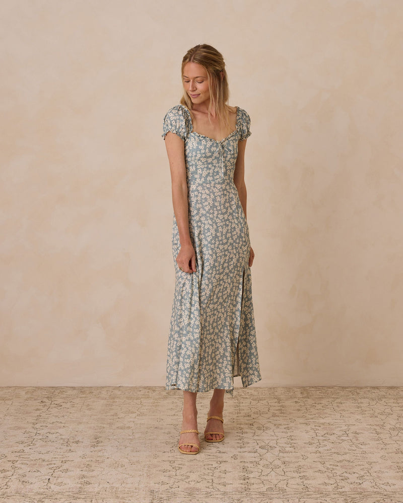 Noralee - Women's Aqua Ditsy Nancy Dress