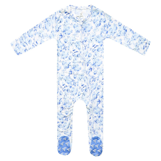 Priscilla Bamboo Zip Up Footie