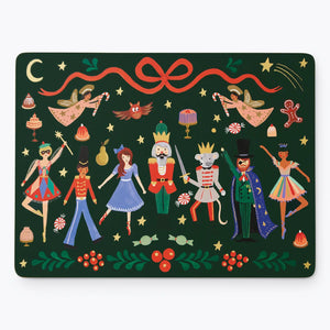 Rifle Paper Co. - Nutcracker Set of 4 Cork Placemats