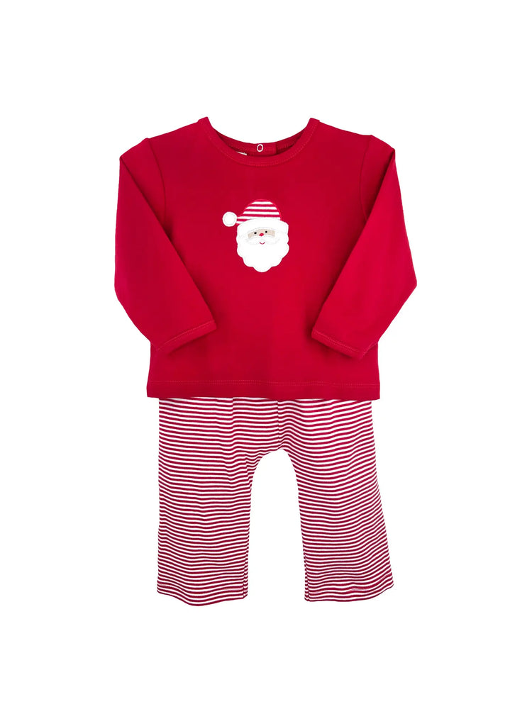 Petit Ami - Santa Knit Top and Pant Set