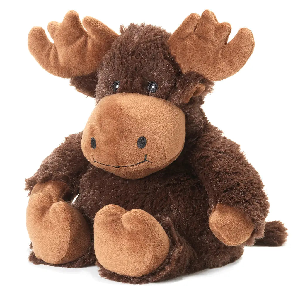 Warmies Moose plush toy from Warmies, soft and huggable with a cute moose design, ideal for comfort and warmth.