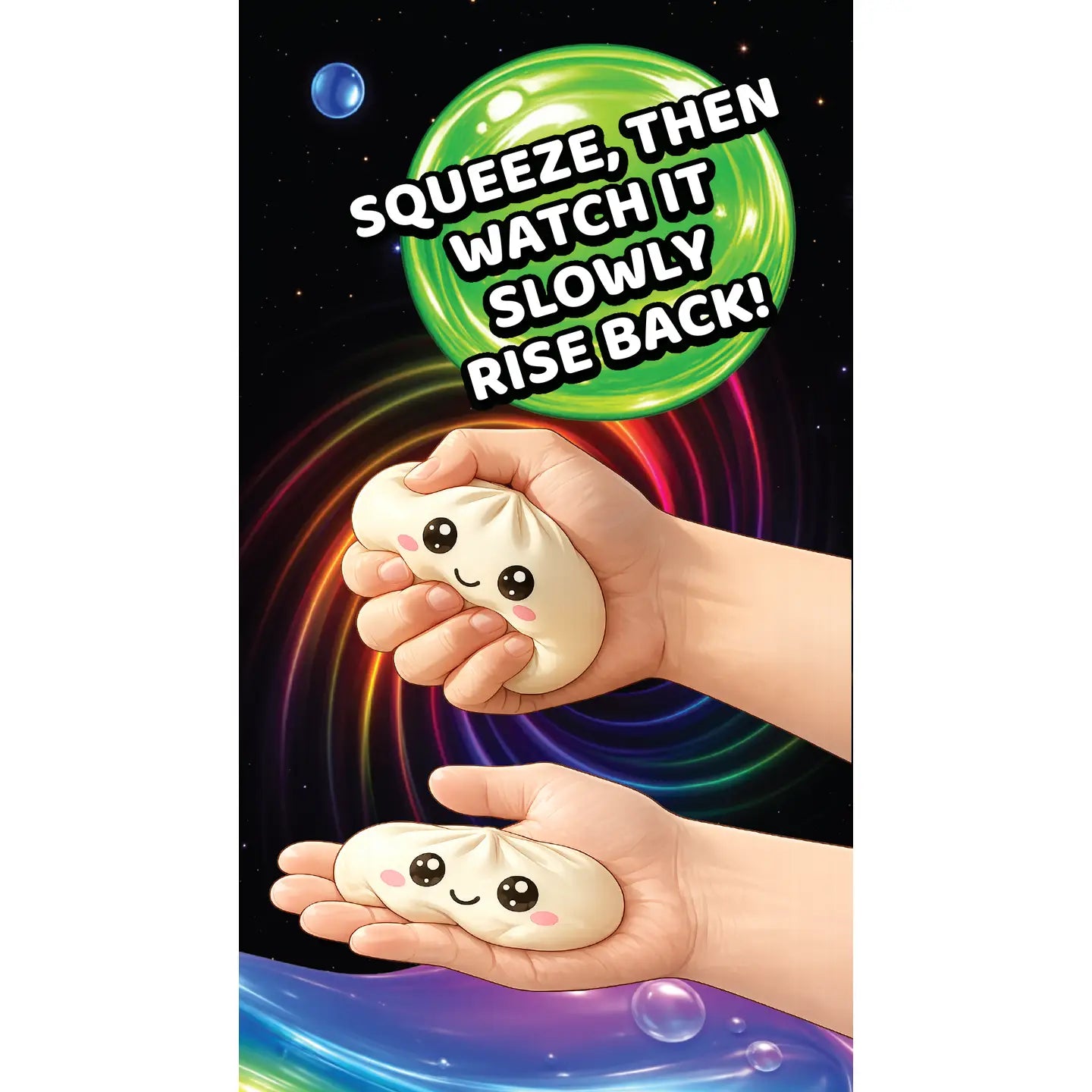 Fun Doh Mystery Slow Rise Dumpling Viral Squish Toy