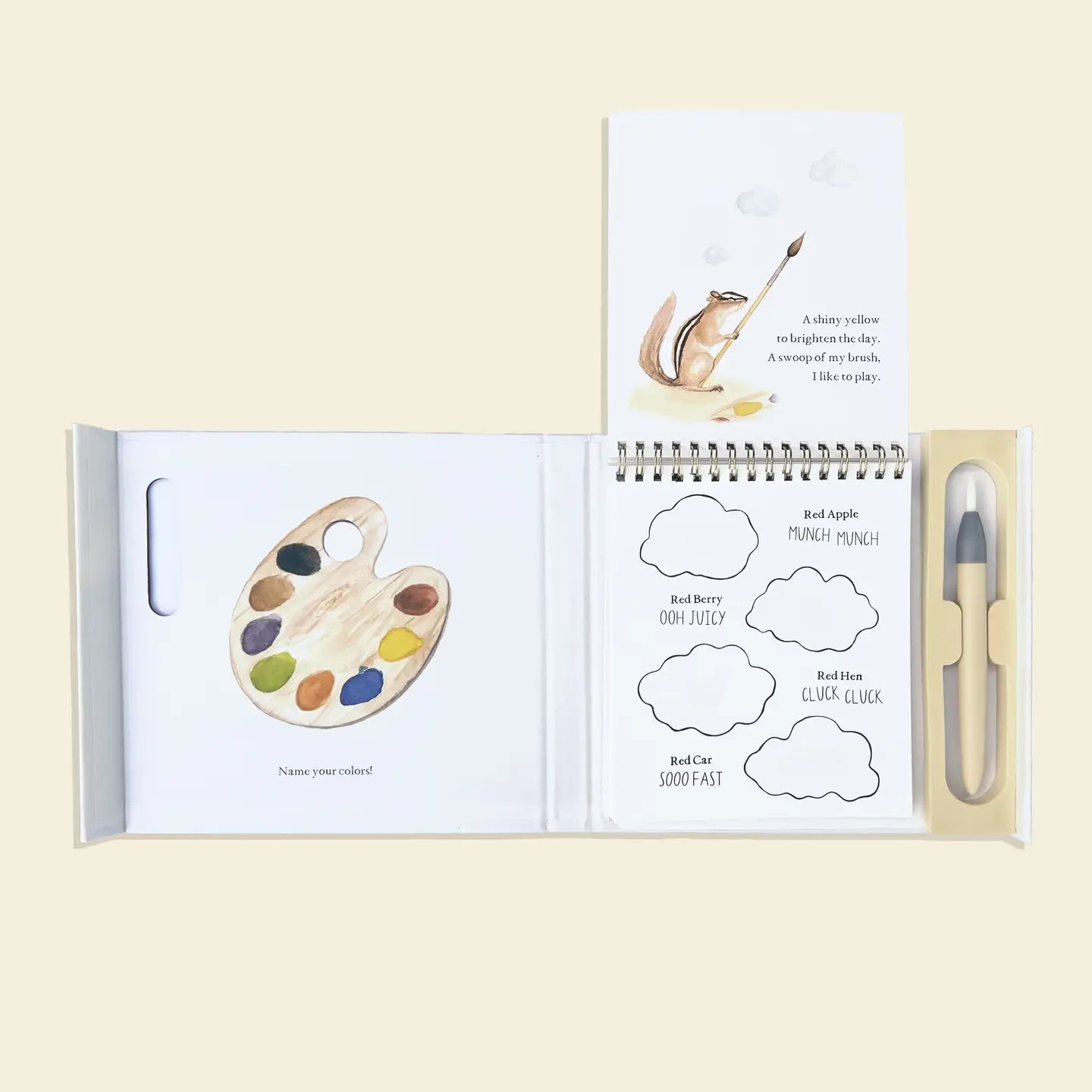 Wishy Washy Water Reveal Edition from Paige Tate & Co., colorful children's toy with water-activated art in a clear container.