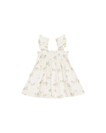 Quincy Mae - Swans Smocked Jersey Dress