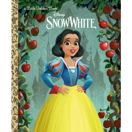 Snow White Little Golden Book by Penguin Random House LLC featuring colorful illustrated cover with Snow White and forest scenes