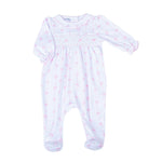 Magnolia Baby - Amelia's Classics Pink Smocked Footie