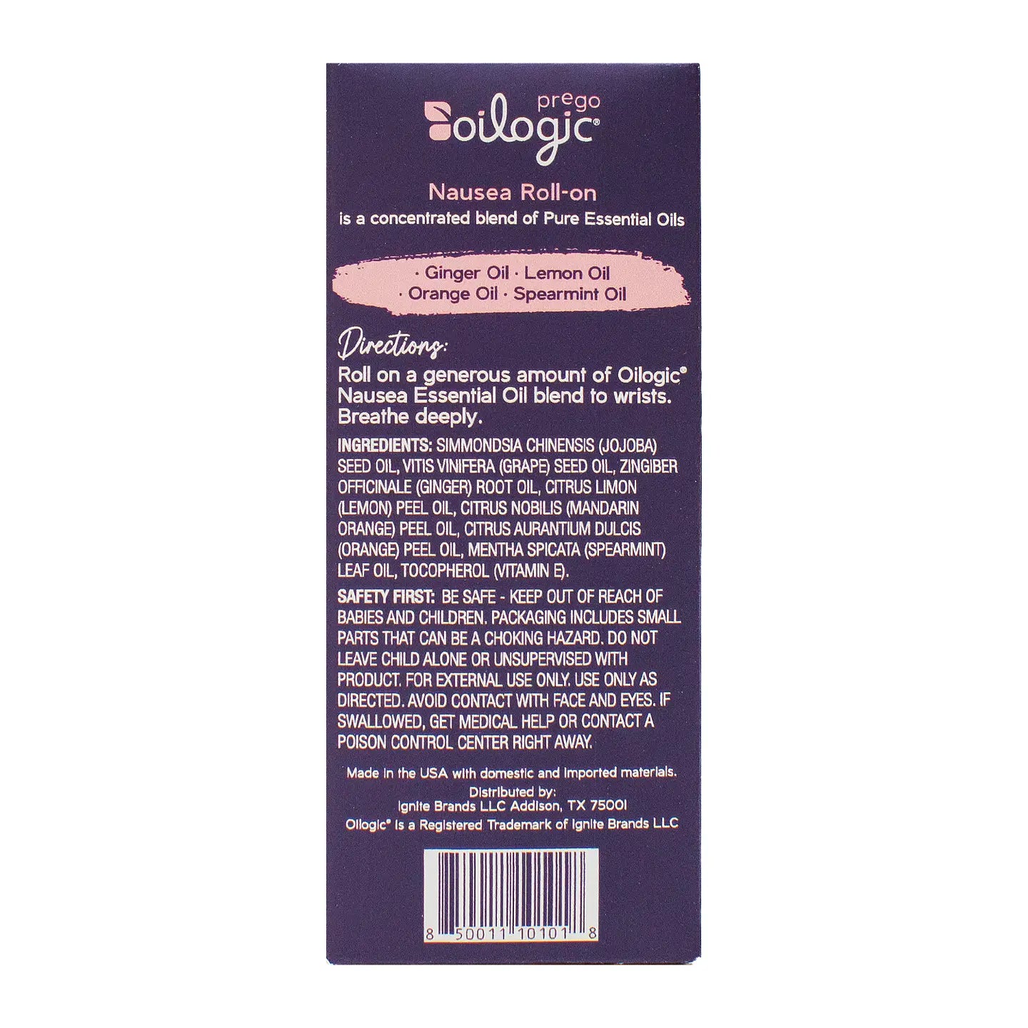 Oilogic - Prego Nausea Essential Oil Roll-On