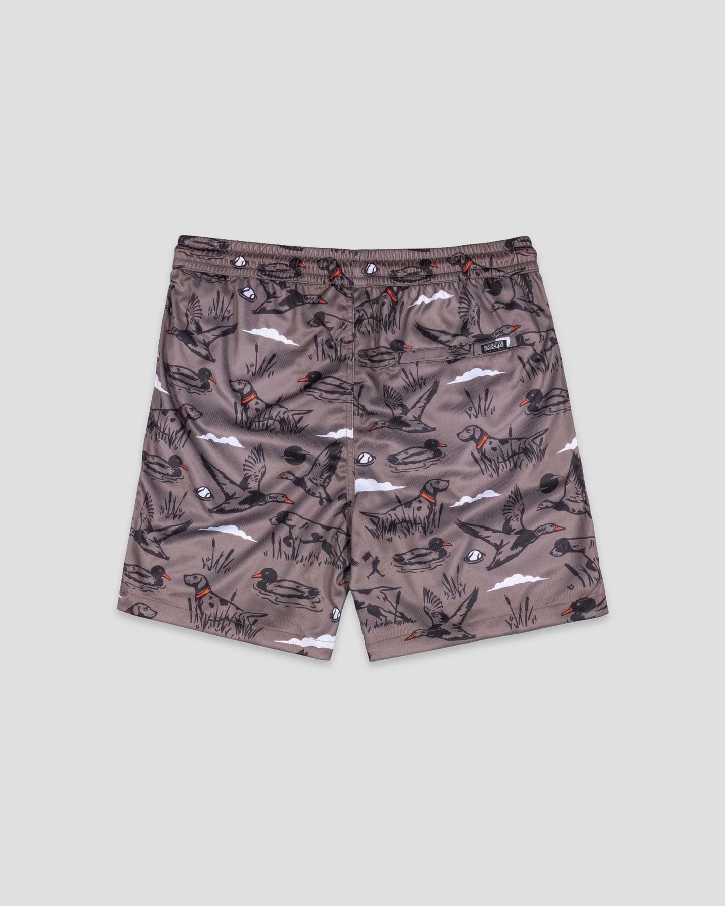 Youth Hardball Hunter Diamond Air Mesh Shorts in Buck Skin color by Baseballism, featuring breathable mesh fabric and athletic fit.