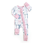 Gigi & Max - Samantha Bows Ruffle Zip Romper