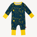 Magnetic Me - Blue & Yellow Game Day Convertible Romper