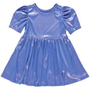 Pink Chicken - Girls Lame Laurie Dress - Blue