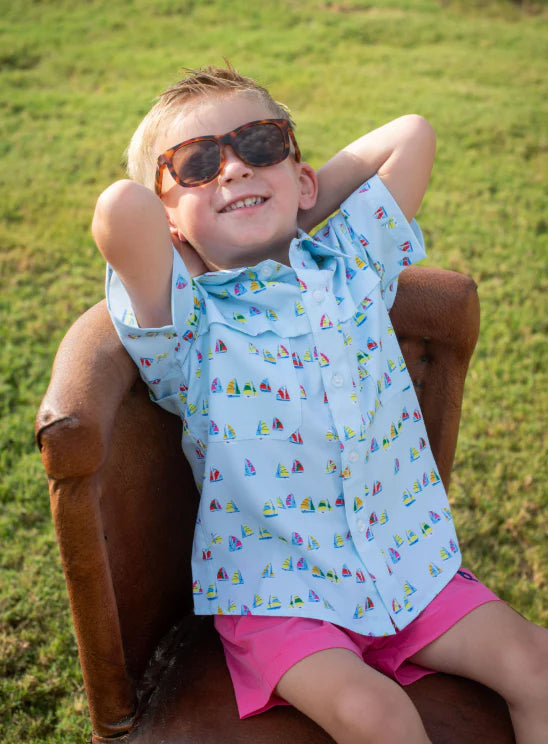 Boat Race Polo Short Sleeve Shirt