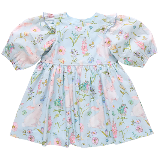 Pink Chicken - Girls Brooke Dress - Botanical Bunnies