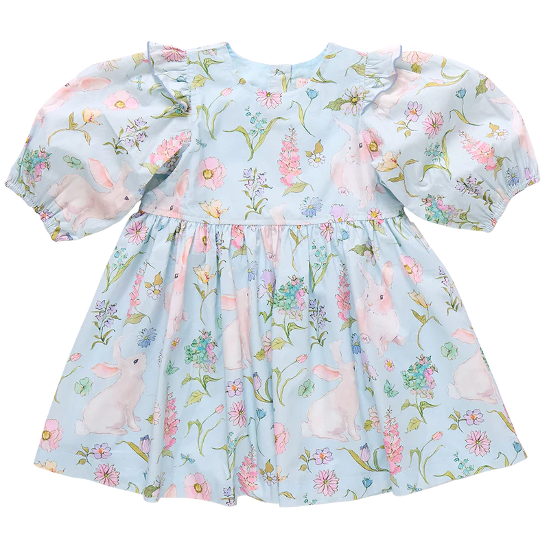 Pink Chicken - Girls Brooke Dress - Botanical Bunnies