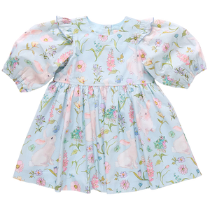 Pink Chicken - Girls Brooke Dress - Botanical Bunnies