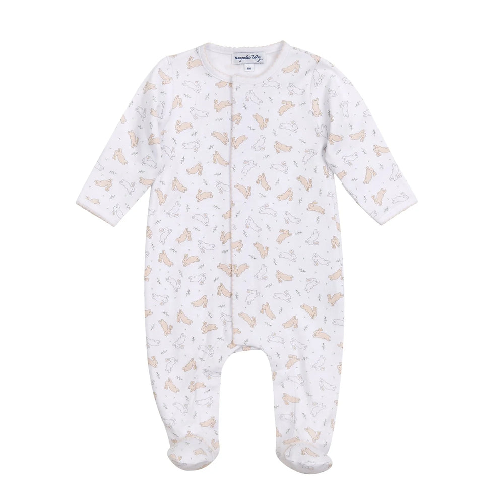 Magnolia Baby - Bunny Hop Ivory Footie