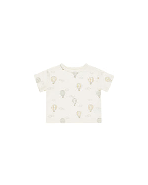 Quincy Mae - Hot Air Balloons Boxy Tee