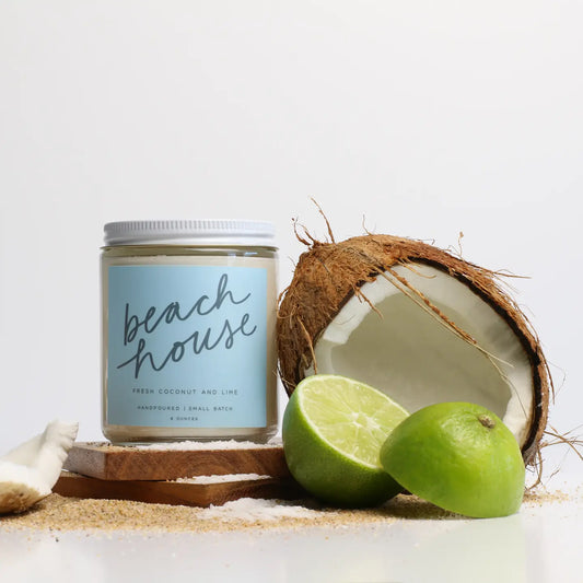 Poured Goods - Beach House: 8 oz Soy Wax