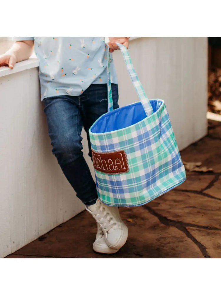 Easter Basket - Easter Plaid