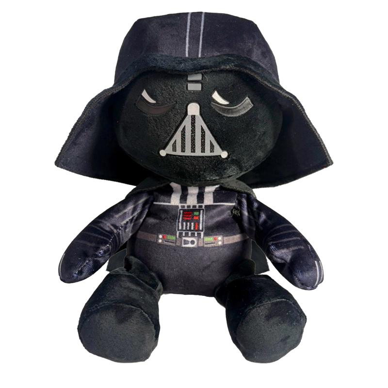 Ty Darth Vader plush toy with detailed black costume and iconic helmet, soft and collectible Star Wars character.