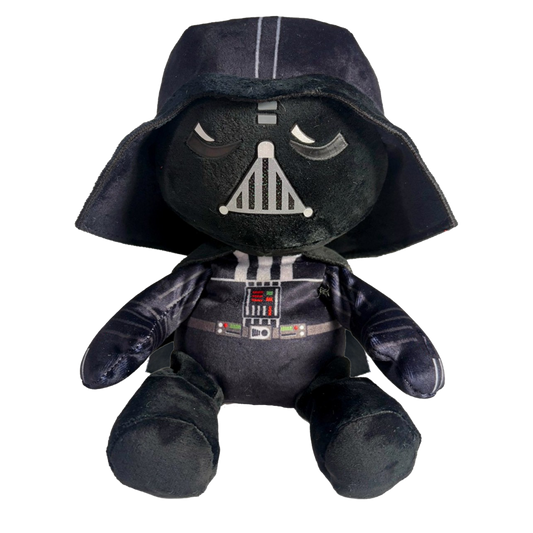 Ty Darth Vader plush toy with detailed black costume and iconic helmet, soft and collectible Star Wars character.