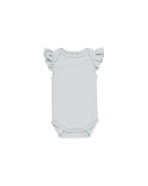 Quincy Mae - Sky Flutter Sleeve Bodysuit