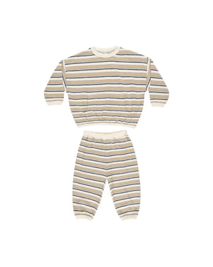 Rylee & Cru - Blue Vintage Stripe Relaxed Set