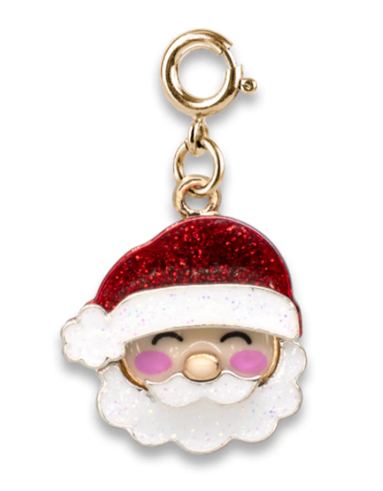 Charm It! - Gold Glitter Santa Charm