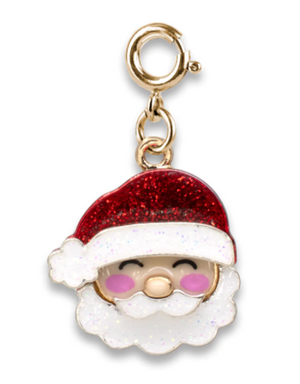 Charm It! - Gold Glitter Santa Charm