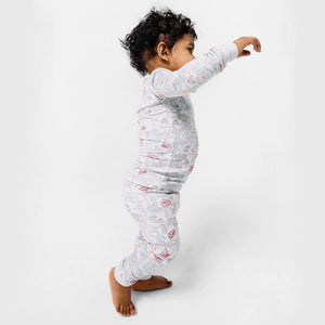 Magnetic Me - chief of sleep modal magnetic no drama pajama long sleeve set