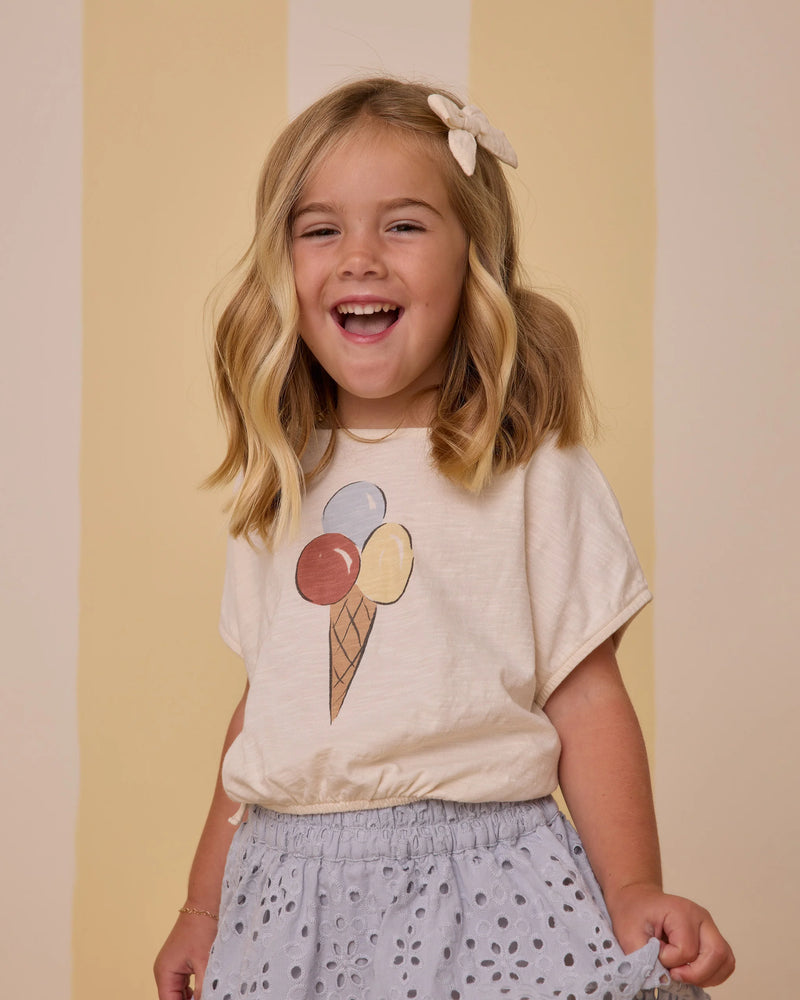 Rylee & Cru - Cropped Cinched Tee || Gelato