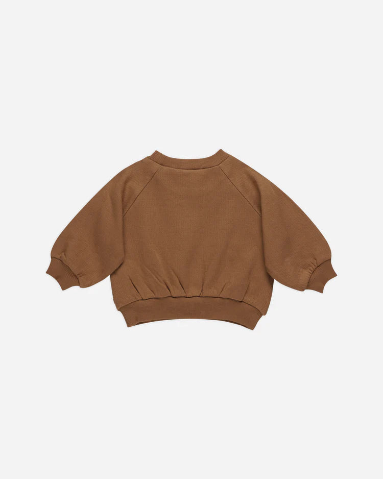 Quincy Mae - Cinnamon Pocket Sweatshirt