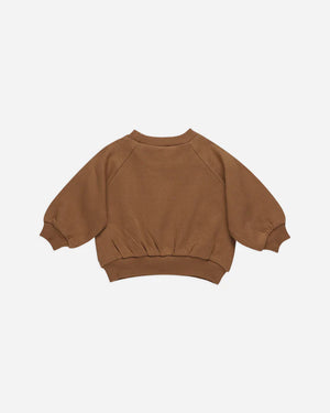 Quincy Mae - Cinnamon Pocket Sweatshirt