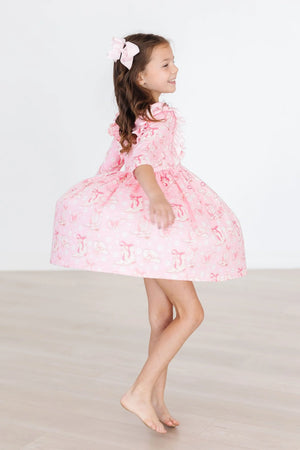 Mila & Rose - Howdy Ruffle Sleeve Twirl Dress