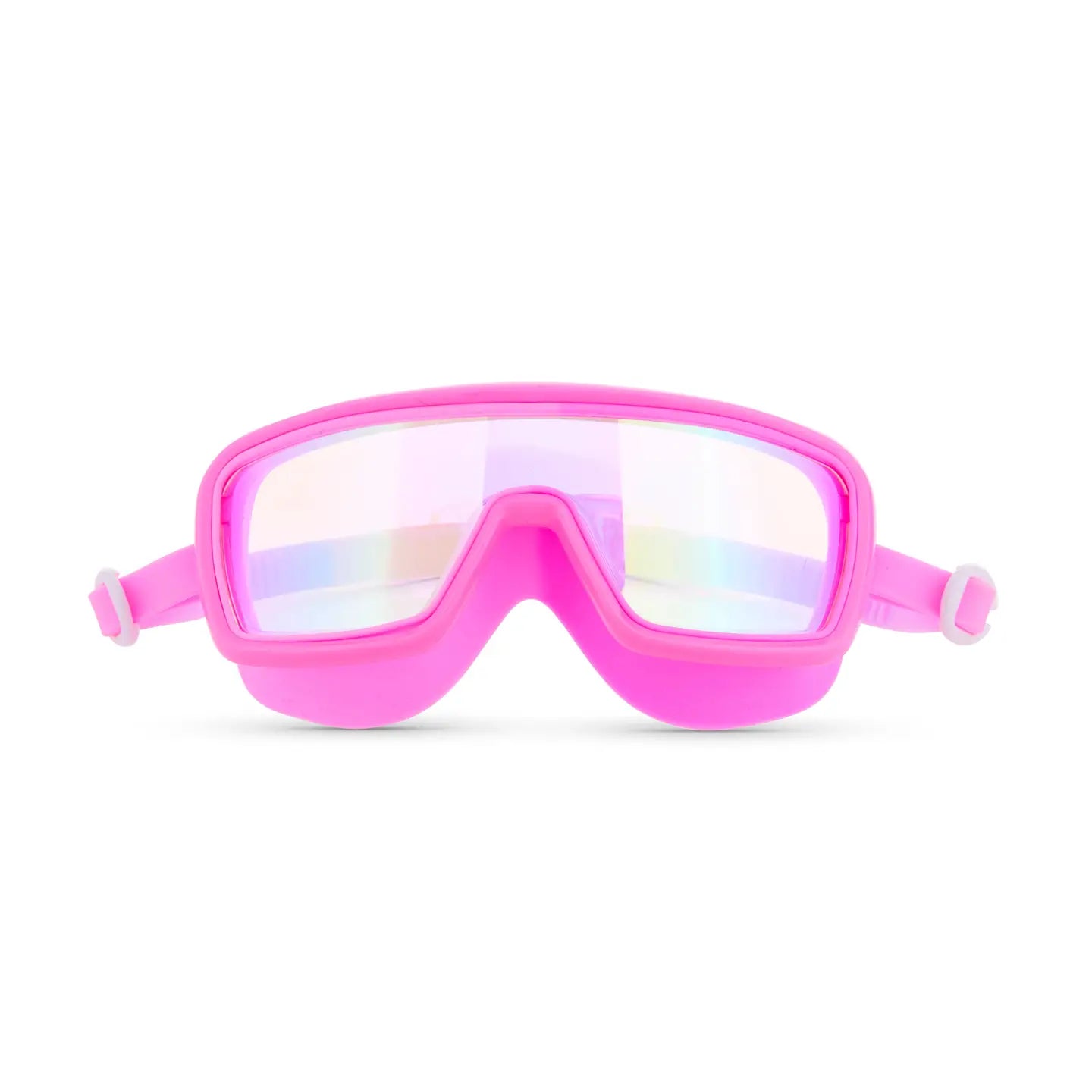 Girls Cyber Swim Summer Google by Bling2o featuring vibrant, colorful goggles with a futuristic cyber design for summer swimming.