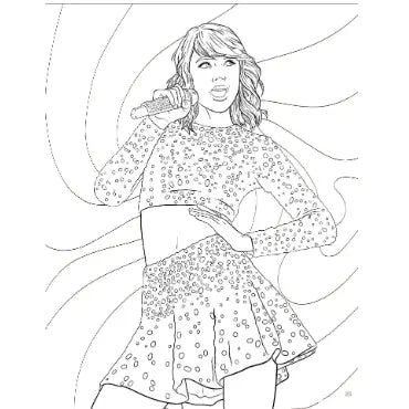 Super FAN-tastic TS Coloring & Activity Book