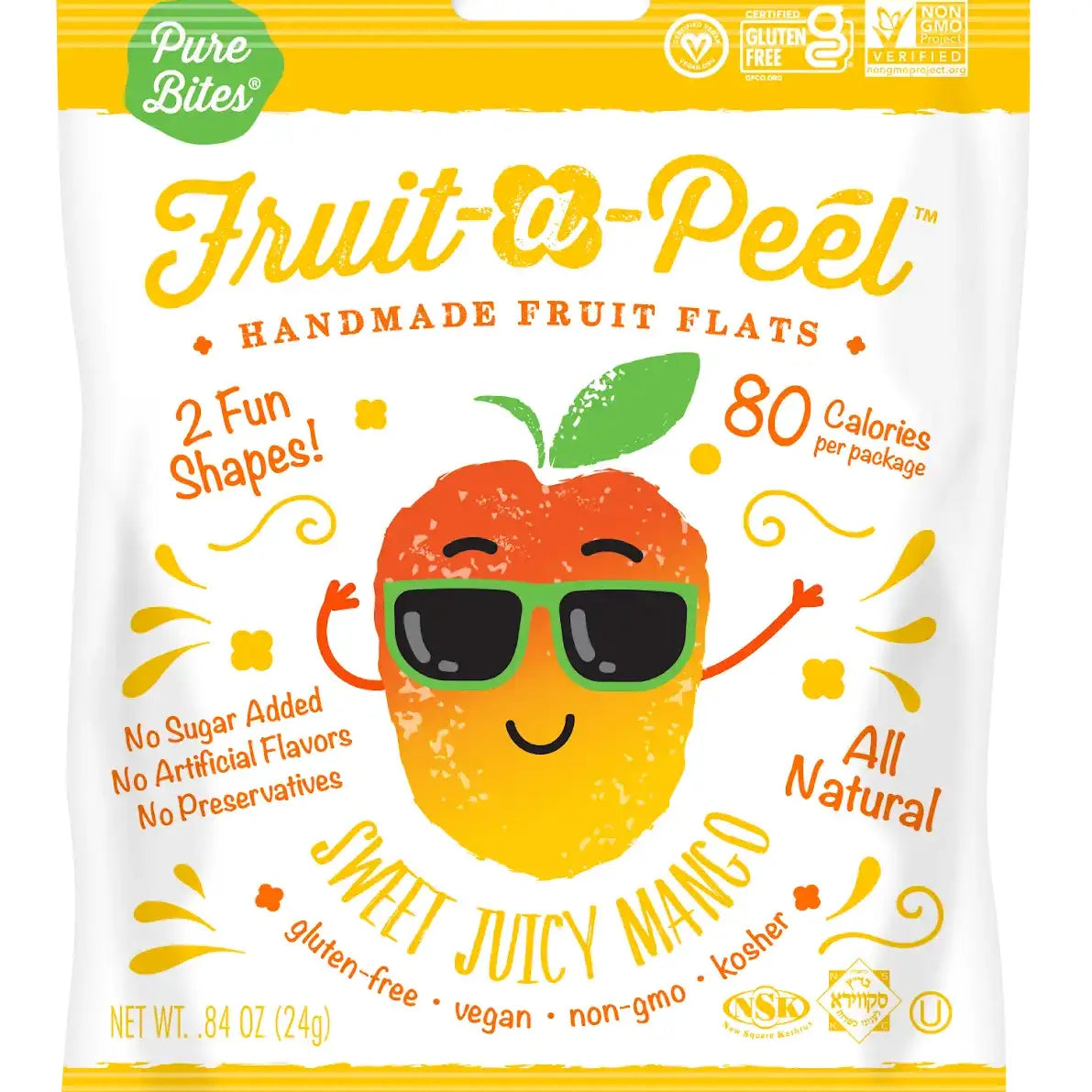 Fruit-a-Peel - Sweet Juicy Mango Fruit Flats
