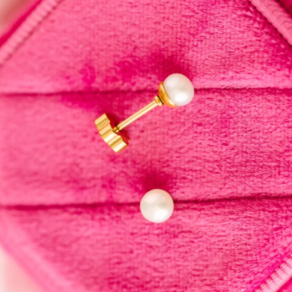 Fresh Water Pearl Stud Earrings