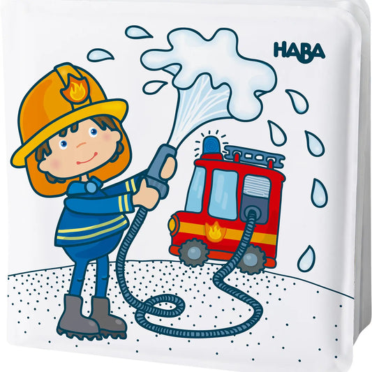 Haba USA - Fire Brigade Interactive Color Changing Bath Book