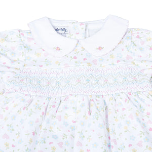 Magnolia Baby - Clara's Classics Smocked Collared S/S Toddler Dress