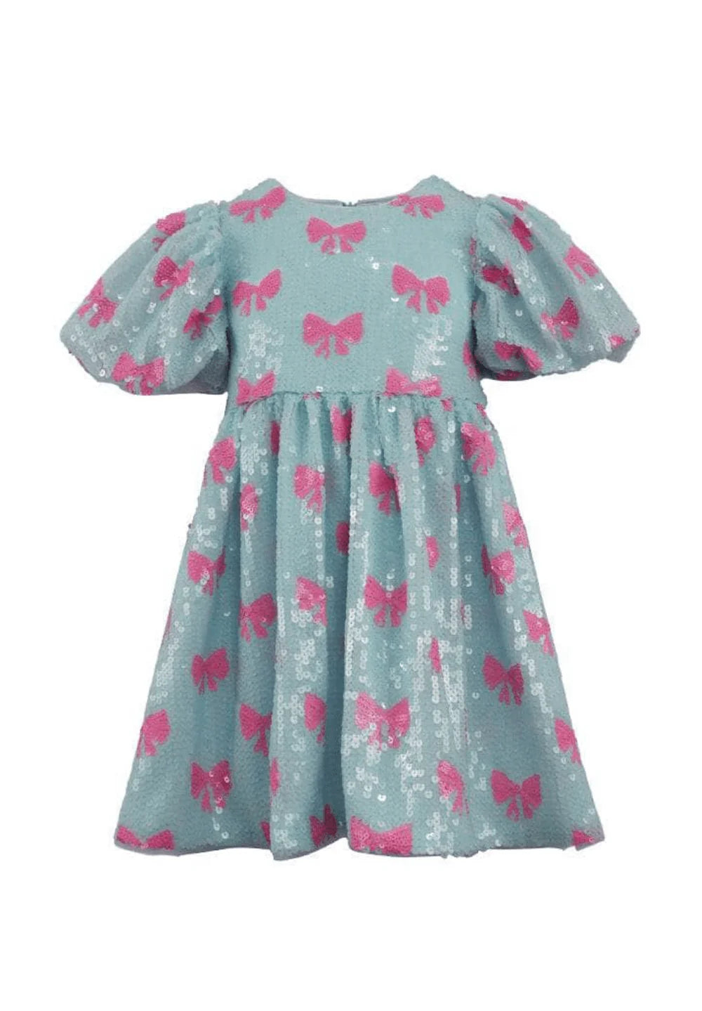 Pretty in Bows Sequin Dress