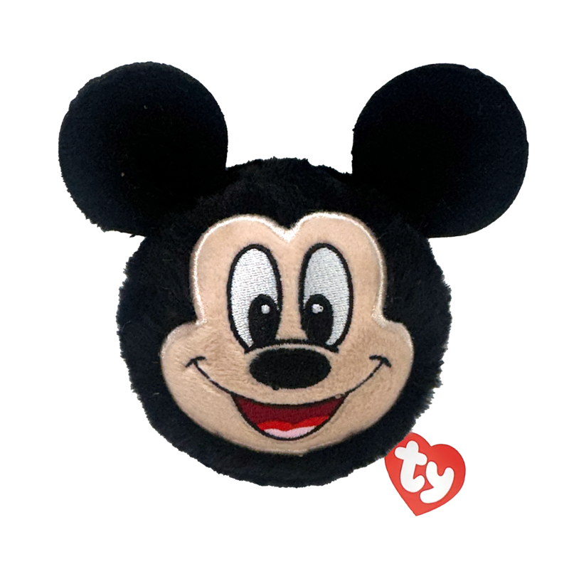 Ty Mickey Beanie Bouncer featuring a plush Mickey Mouse design with soft fabric and colorful details for babies and toddlers.