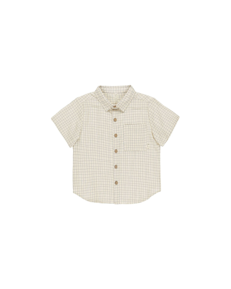 Rylee & Cru - Grid Collared SS Shirt